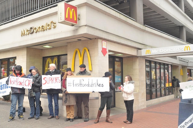 fast food strike